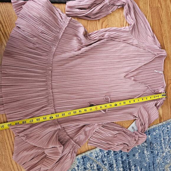 Free People Cant Help It Mini Dress Pink Clay Color Small S New - Picture 5 of 6